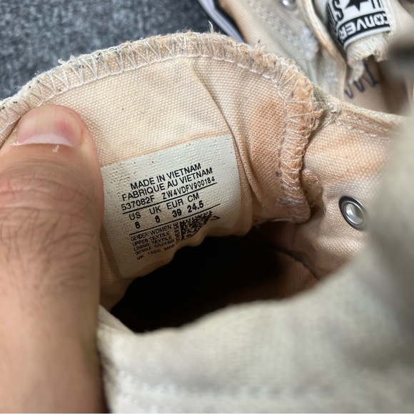 Converse Chuck Taylor Shoreline Slip Sneaker Us size 8 women’s white - Picture 11 of 13